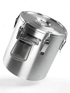 กล่องใส่อาหารสแตนเลสขนาดใหญ่ Zunck - ชามซุปเก็บความร้อนสแตนเลส 304 สำหรับเสิร์ฟอาหาร - Product Image 3