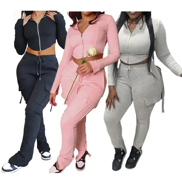DGS068 Brand new Streetwear Tracksuit 2024 Women Clothing with high quality