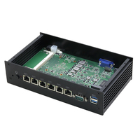 XCY 4405U Mini PC 6 LAN WGI211AT Gigabit NIC Pare-Feu AES-NI Pfsense Linux Serveur 2 * USB3.0 VGA RS232