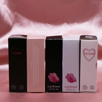Bajo moq Totalmente personalizado Diseño uno a uno Caja de lápiz labial mate brillante de lujo Tubos de brillo de labios Caja de embalaje con logotipo COSMET BOX