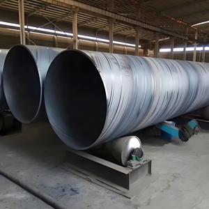 Tubería API SSAW Q235B de Gran Diámetro, DN200-DN3000, Laminada en Caliente, Anticorrosiva, en Espiral, para Uso en Túneles Municipales - Product Image 1