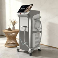 Lazer Epilasyon Makinesi Profesyonel 1800W Kompakt Masaüstü Küçük Klinik 3 Dalga Boyu 755 808 1064nm