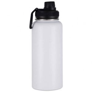 Bouteille d'eau isotherme en aluminium de 32 oz avec paille, isolation thermique de 6 à 12 heures, tasse de bureau pour le camping, la gym et le sport - Product Image 4