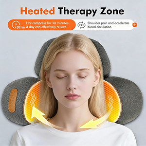 <strong>Heated</strong> Vibrating <strong>Neck</strong> Massage <strong>Pillow</strong> Electric Massager Cervical Traction 3-in-1 <strong>Pillow</strong> for Home Use - Product Image 5