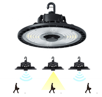 Sensore a microonde intelligente Dimmable140LM/W ~ 200LW/W officina magazzino 100W ~ 240W UFO LED alta luce della baia