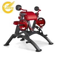 Machine à biceps à bras unique professionnelle pour salle de sport, entraîneur de curls en acier robuste avec support de plaques et coussinets