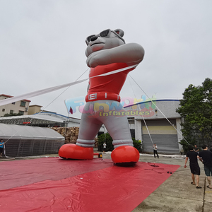 Commercial grade publicidad hinchable large inflatable bear model with sunglasses for outdoor advertising or events - Product Image 4