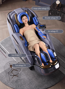 Fauteuil <span class=keywords><strong>de</strong></span> massage électrique complet 3D à six rouleaux avec technique <span class=keywords><strong>de</strong></span> massage réaliste par <span class=keywords><strong>les</strong></span> mains humaines et pierres <span class=keywords><strong>de</strong></span> jade - Product Image 4