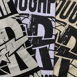 Camisetas de Alta Calidad para Hombre, 100% Algodón Grueso, Estilo Informal, Marca de Moda Urbana, Camisetas de Manga Corta para Hombre - Product Image 5