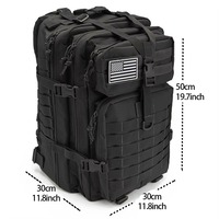 Sacs à dos tactiques pour homme 30L/50L pour la chasse, les voyages en plein air, le camping, la randonnée, le trekking, EDC Molle