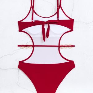 ชุดว่ายน้ำวันพีซแบบปรับได้ ดีไซน์หรูหรา สำหรับผู้หญิง ชุดว่ายน้ำฟิตเนส มีจำหน่าย - Product Image 6