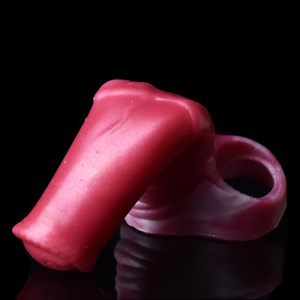 Funda de silicona suave FRRK para pene, funda de dildo de caballo, funda erótica larga para pene, juguete sexual para agrandar el pene para hombres - Product Image 6