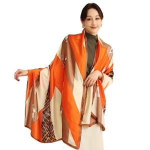 Của phụ nữ thiết kế sang trọng Polyester chiếc khăn mô hình hình học in dài Bandana bãi biển mùa hè khăn choàng kết thúc tốt đẹp - Product Image 6