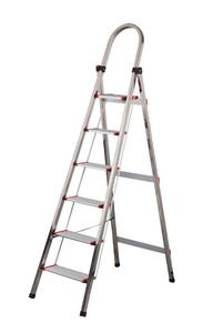 Escalera de Acero de Alta Calidad de 5 Peldaños, Segura y Resistente, con Pasamanos Semicircular AP-3305 - Product Image 4
