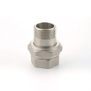 1/2 inch VG Brand Brass Union Straight Pipe Fitting with O-ring