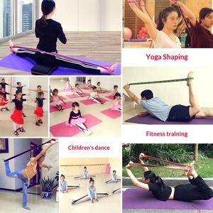 Banda Elástica de Resistencia para <span class=keywords><strong>Yoga</strong></span>, Cinturón de Estiramiento de Nueve Puntos para Adultos y Niños, Entrenamiento de Fitness y Danza - Product Image 2