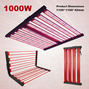 800W 1000W Bar Design High PPFD Samsung LM301B Full Spectrum <b>LED</b> Grow Light for Indoor Plant Veg Flowering Cycle Greenhouse Tent - Product Image 1