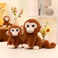 Nouveaux jouets en peluche singe de simulation, peluche singe câlin, jouet en peluche doux, jouet en peluche singe mignon