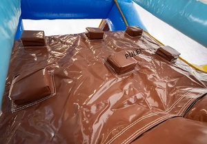 Piscina Inflable <span class=keywords><strong>de</strong></span> Verano con Tobogán y Castillo, Material <span class=keywords><strong>de</strong></span> PVC, Capacidad <span class=keywords><strong>de</strong></span> 500 kg, <span class=keywords><strong>para</strong></span> Jardín Familiar, con Certificación CE, Incluye Soplador - Product Image 6