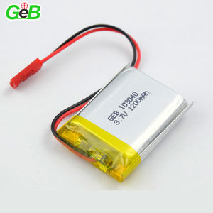 103040 <span class=keywords><strong>3</strong></span>,7 V 1200 mAh rechargeable Li-polymer battery for digital camera - Product Image 2