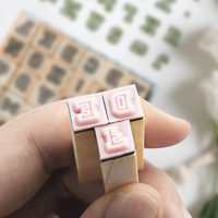 Timbres en bois de haute qualité pour la décoration de carnets de notes de bureau, motifs de timbres de date, timbres de date et de numéro pour le scrapbooking