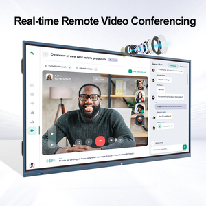 4K 55-110 Inch 20-Điểm Màn Hình Cảm Ứng Đa-Ngôn Ngữ Giảng Dạy LCD Thông Minh Android + Windows Bảng Tương Tác 16:9 - Product Image 6