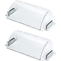 Déflecteur d'air et de chaleur magnétique pour évents Évent de mur latéral et de plafond en plastique avec plaque de guidage du vent Fournitures de jardin