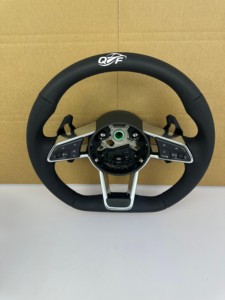 Volant en fibre de carbone à bas <span class=keywords><strong>prix</strong></span> en stock pour <span class=keywords><strong>Audi</strong></span> Q5 Q7 A6 C6 Q8 SQ5 Q3 TTS <span class=keywords><strong>TT</strong></span> MK2 A8 S5 A3 - Product Image 5