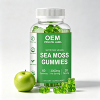 Gummies de bien-être aux fruits rouges et aux baies mélangées (Fraise, Myrtille, Framboise, Mûre, Raisin) et aux algues marines