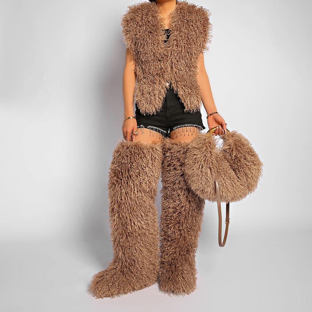 Ensembles de 3 pièces Brun Moka