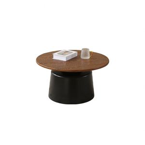 Ensemble de <span class=keywords><strong>Table</strong></span> basse ronde de <span class=keywords><strong>Style</strong></span> crème nordique <span class=keywords><strong>Table</strong></span> d'appoint <span class=keywords><strong>Table</strong></span> basse de Design moderne Simple pour meubles de salon