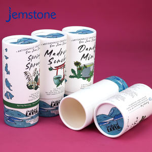 Emballage personnalisé de luxe en carton kraft recyclable de qualité alimentaire pour huile d'olive, poudre de cacao, tubes en papier pour café et thé - Product Image 4