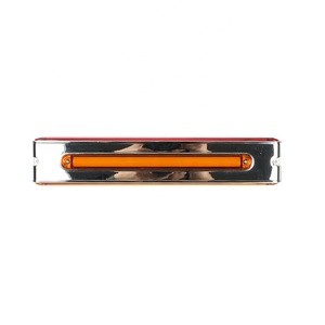 5 "stella ovale 4 <span class=keywords><strong>Led</strong></span> luce bianca/trasparente lente 12V adatta per autocarri pesanti - Product Image 5