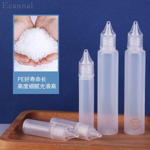Botella de Plástico PE de 30 ml con Tapón de Rosca de PS y Punta de Gotero para Líquidos, Aceites, Adhesivos, Tintas y Pigmentos, Marca Ecannal - Product Image 5