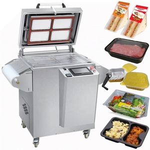 מפת 400 הותאם אריזת ואקום אוטם מגש איטום מכונה מזון שטיפת גז - Product Image 2