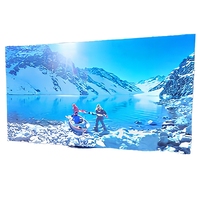 Écran d'affichage vidéo LED couleur pleine P2.5 d'intérieur 4K HDR10, taux de rafraîchissement 50,60 Hz, boîtier léger pour la publicité