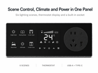 Commutateur intelligent OCY avec protocole RS485 personnalisé, solution de système d'automatisation hôtelière intelligente pour l'Asie du Sud-Est, commutateur intelligent pour hôtel