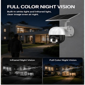 Solar PTZ <b>Security</b> <b>Camera</b> Outdoor <b>Wireless</b> IP <b>Camera</b> Waterproof Weatherproof 5MP 4K WiFi - Product Image 1