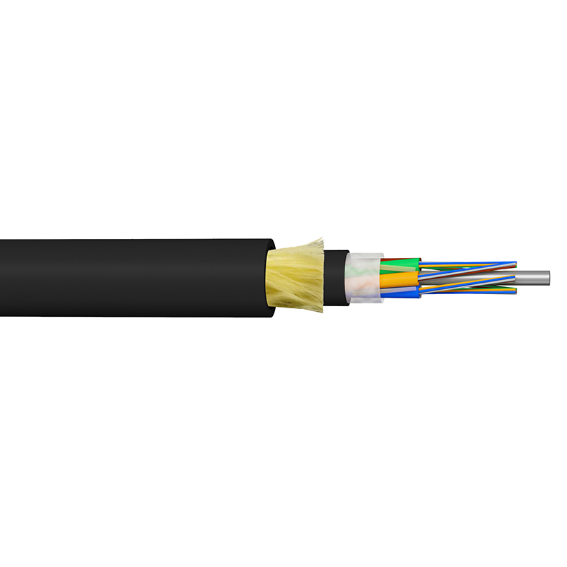 Stranded Loose Tube 24 core single mode fiber optic cable adss made in guangdong china