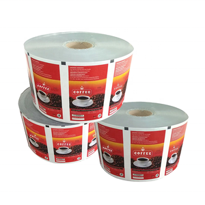 Rollo de Película Plástica Laminada Termosellada Impresa Personalizada para Envasado de Café, Té en Polvo y Alimentos, Rollo de Película de Aluminio para Bolsas - Product Image 1