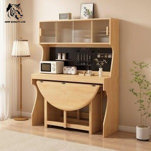 Meubles de cuisine modernes en bois, fabrication chinoise, prix bas, personnalisables, en stock, prêts à être expédiés. - Product Image 3