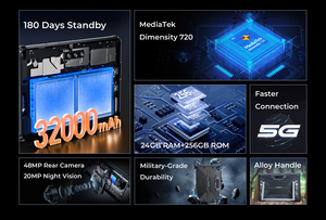 Oukitel RT7 Titan 5G Gồ Ghề 32000MAh 10.1 "Không Thấm Nước <span class=keywords><strong>Pad</strong></span> 12GB + 256GB <span class=keywords><strong>Android</strong></span> 13 Máy Tính Bảng Với 48MP + 20MP Máy Ảnh - Product Image 5