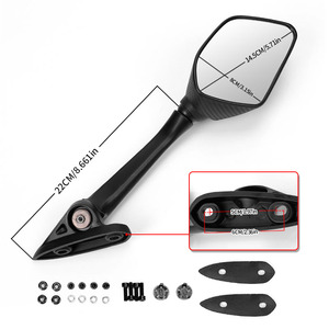 Espejo Retrovisor para Motocicleta Guangyang Racing CT250 300 S350, Espejo Retrovisor Delantero Modificado - Product Image 2