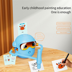 Robot de Dessin Intelligent en Gros, Jouet Personnalisé pour l'Éducation Précoce des Enfants, Machine de Dessin et de Peinture IA avec Plus de 100 Cartes - Product Image 4