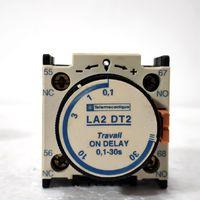 New Plc La2 Dt2 On-delay Timer Pneumatic Auxiliary Contact Block 0.1-30s Controller