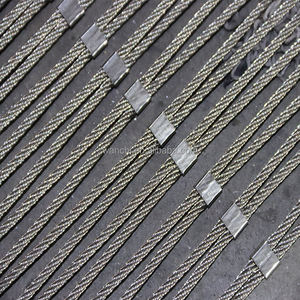 קיר ירוק ארוג רשת גן צמח רסיס רשת תיל מטפס תיל מטפס צמח תיל נירוסטה חבל רשת חבל תיל נירוסטה - Product Image 3