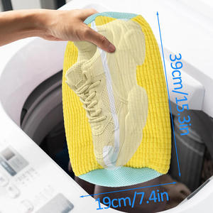 Sac de lavage pour chaussures et baskets, avec fermeture éclair, pour machine à laver, épaissi et personnalisé - Product Image 1