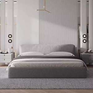 Lit <span class=keywords><strong>en</strong></span> <span class=keywords><strong>tissu</strong></span> minimaliste italien, chambre principale moderne, lit double, style industriel, lit <span class=keywords><strong>japonais</strong></span> tatami, personnalisable, vente <span class=keywords><strong>en</strong></span> gros - Product Image 2