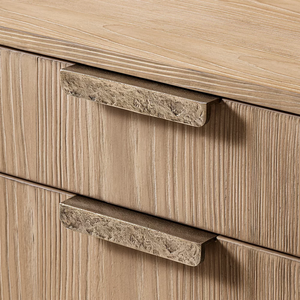 Mesita de noche moderna de madera maciza de roble, nuevo diseño, muebles de dormitorio cerrados CIRO - Product Image 4
