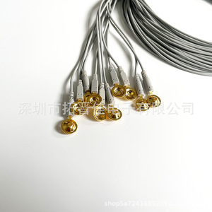 Fil d'électrode en disque plaqué or Din 1,5 mm pour boîtier d'amplificateur EEG Z2n F 20 C - Product Image 3